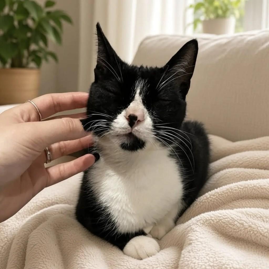 Luz, gato de porte pequeno para adoção em Chapecó - SC