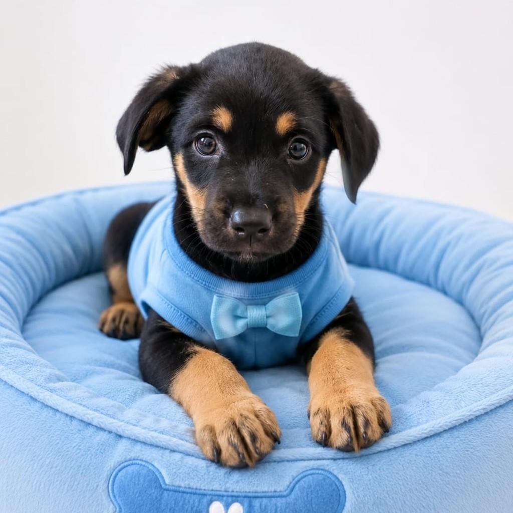 Atila, cachorro de porte médio para adoção em Cachoeirinha - RS