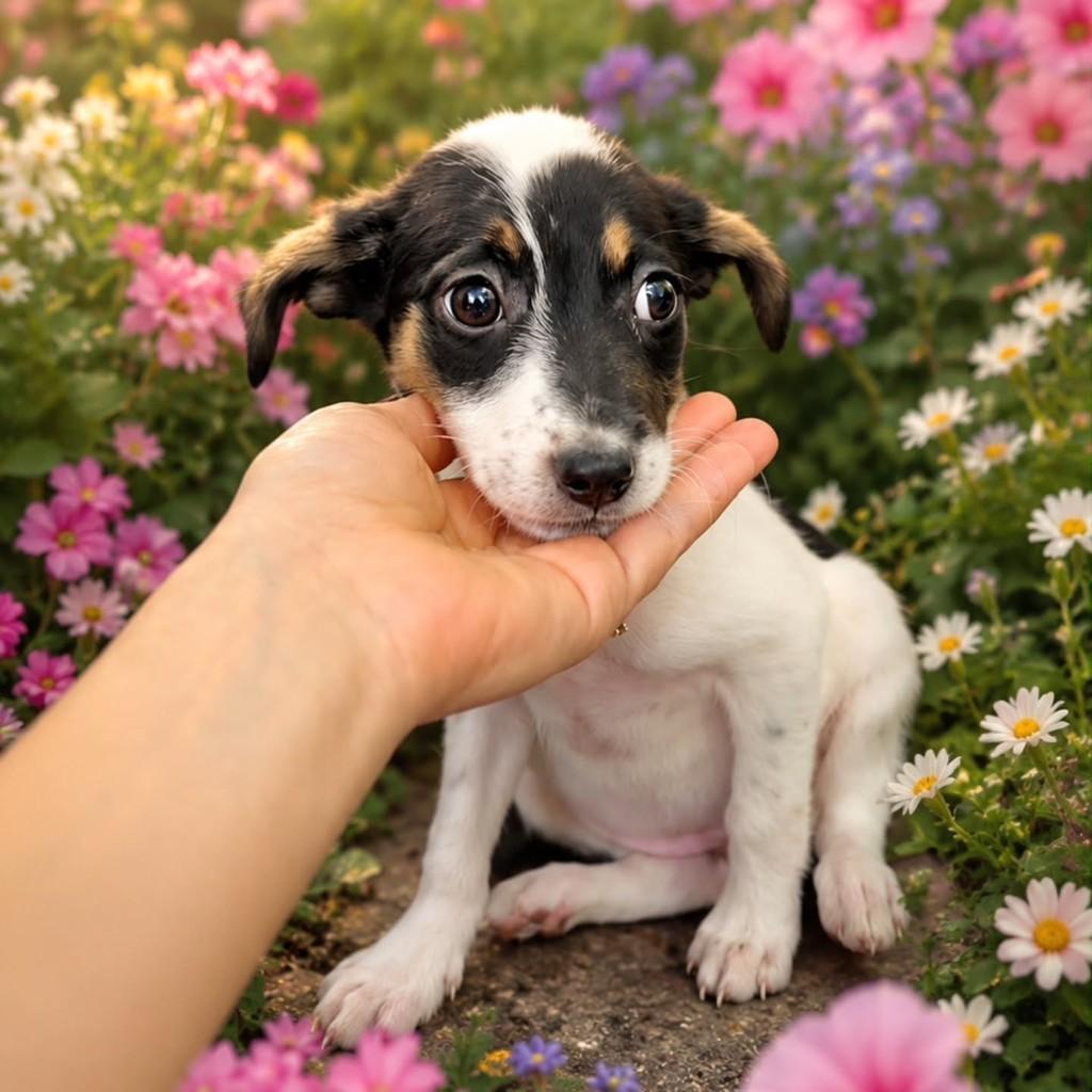 Florzinha, cachorro de porte médio para adoção em Vitória - ES