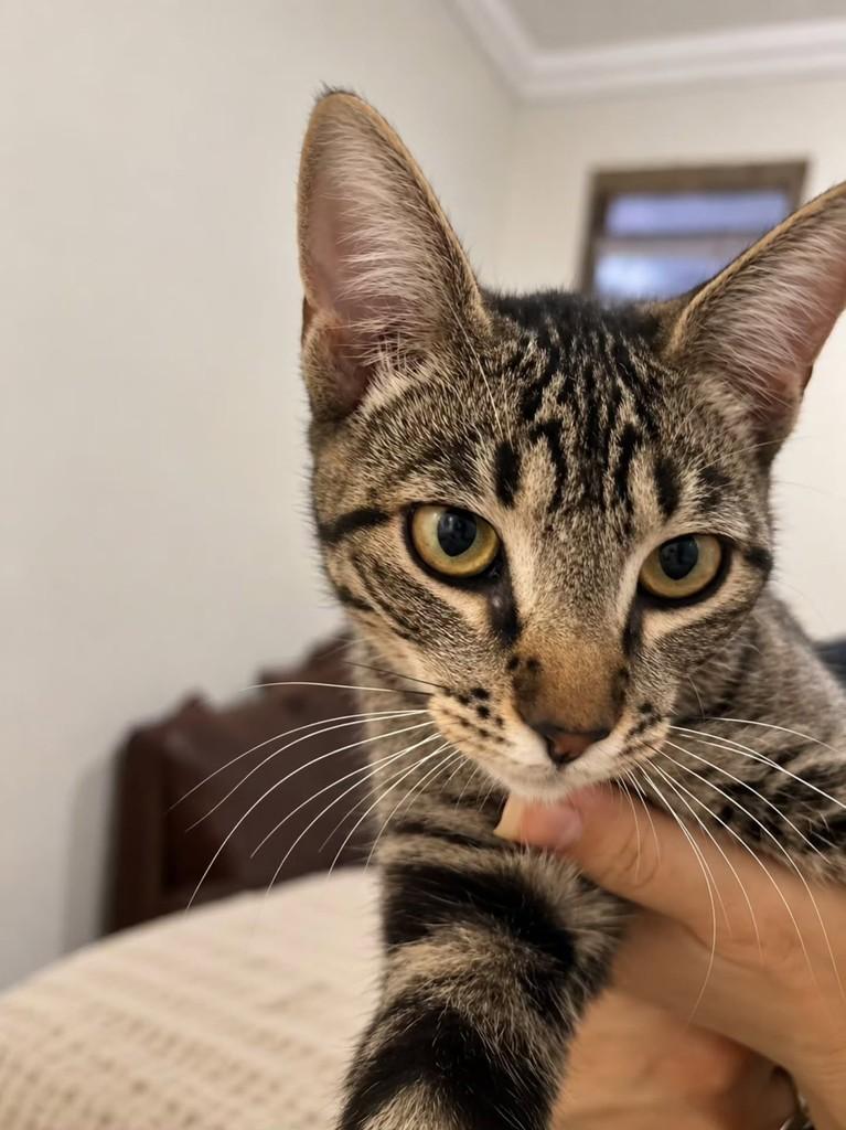 Cora, gata de porte pequeno para adoção em Uberlândia - MG — foto 4 de 6