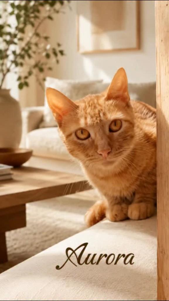 Aurora, gata de porte pequeno para adoção em Belo Horizonte - MG