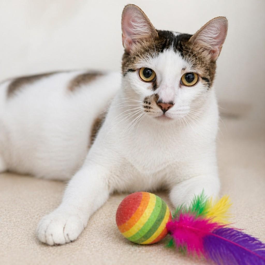 Lenon, gato de porte pequeno para adoção em Porto Alegre - RS