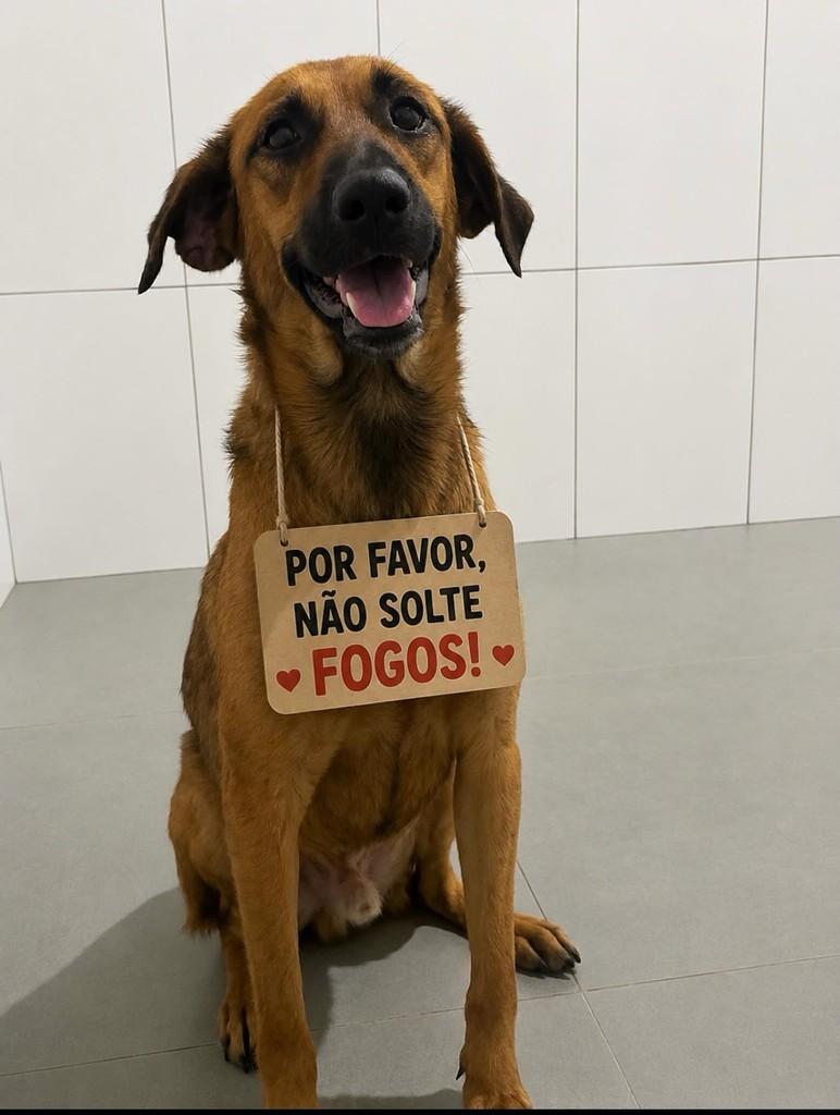 Caramelo, cachorro de porte médio para adoção em Recife - PE