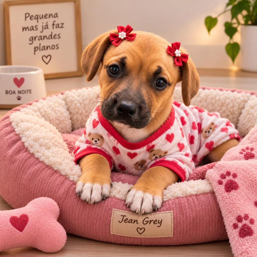 Jean Grey, cachorro de porte pequeno para adoção em Fortaleza - CE — foto 2 de 4