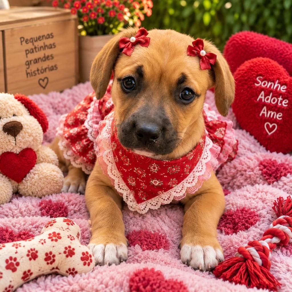 Jean Grey, cachorro de porte pequeno para adoção em Fortaleza - CE — foto 4 de 4
