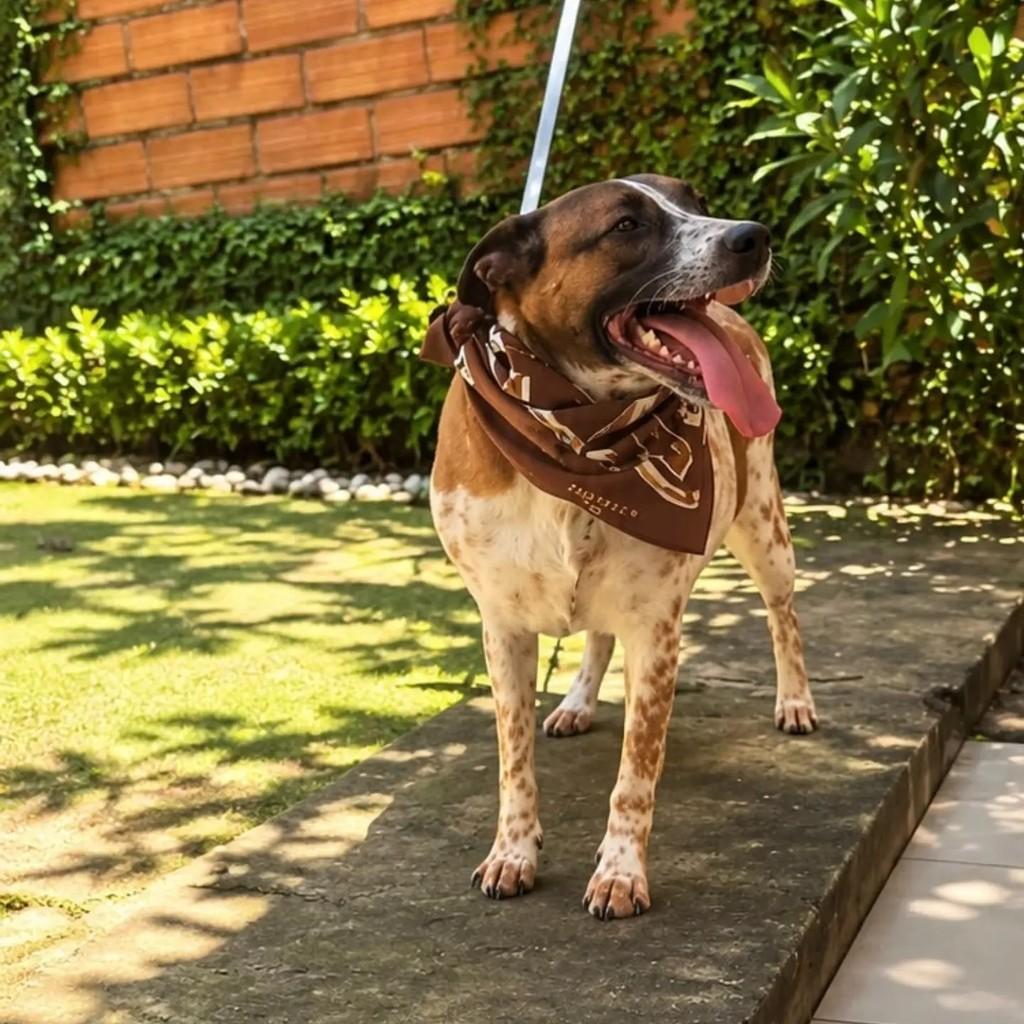 Pintada, cadela de porte médio para adoção em Maravilha - SC
