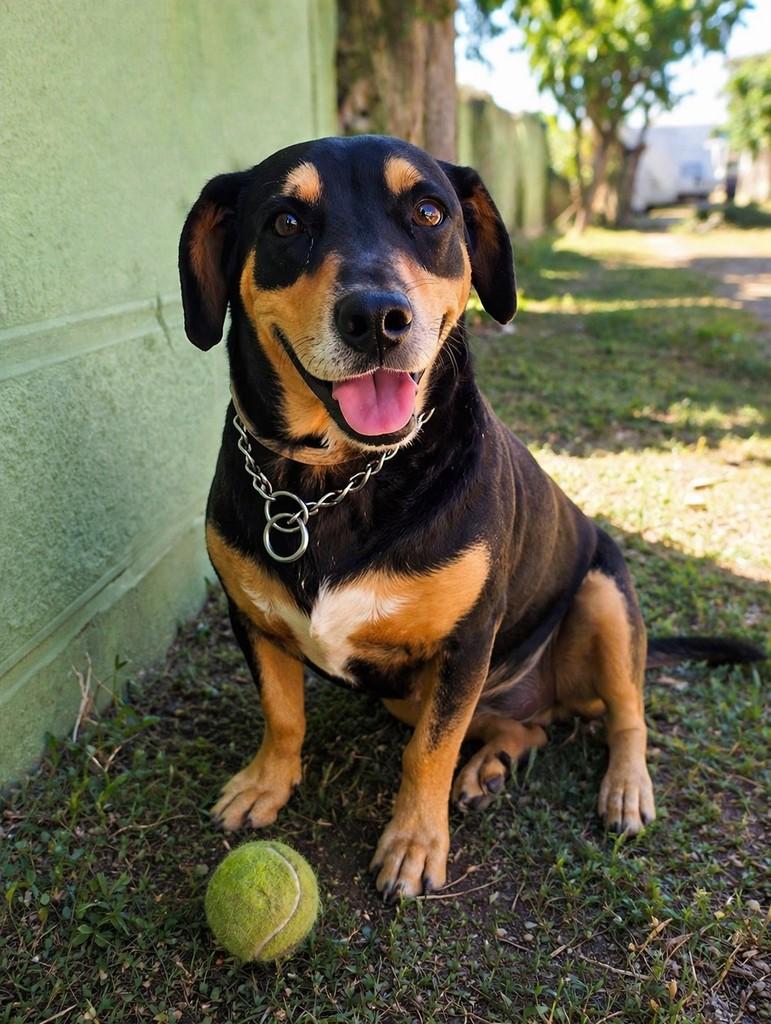 Geromel, cachorro de porte médio para adoção em Porto Alegre - RS