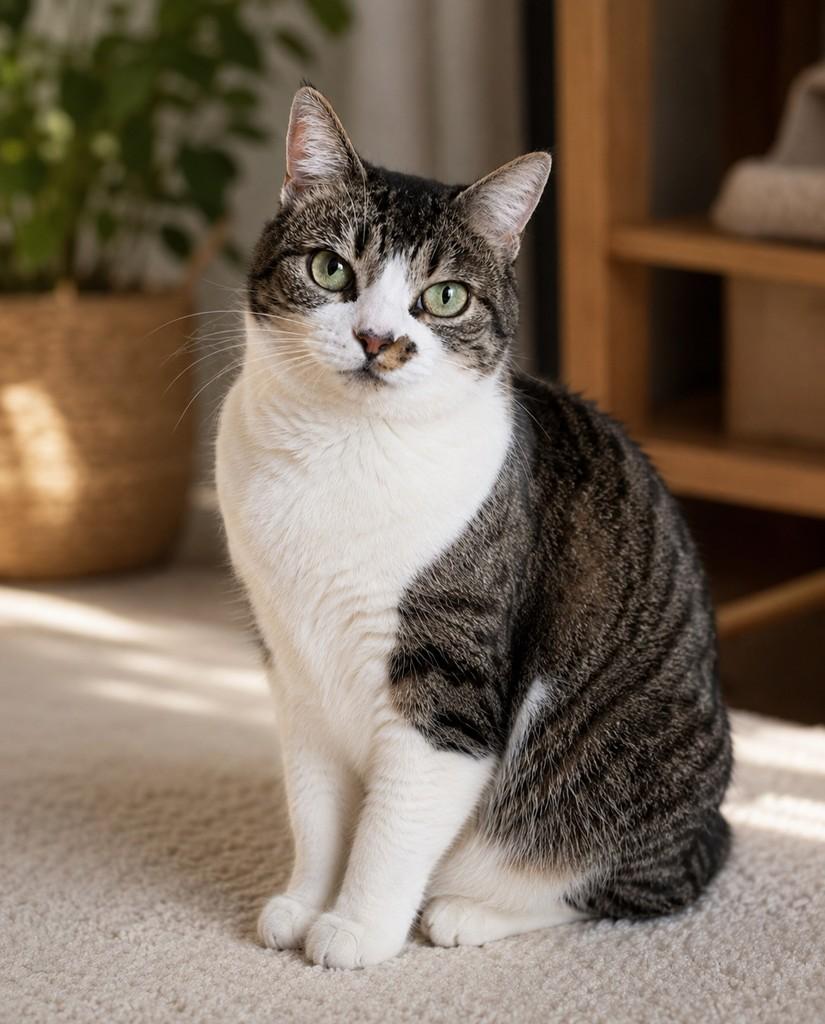 Felícia, gato de porte médio para adoção em Porto Alegre - RS