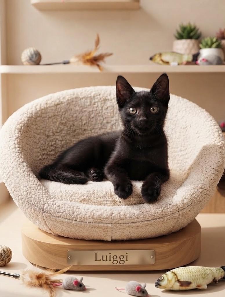 Luiggi, gato de porte pequeno para adoção em Rio de Janeiro - RJ