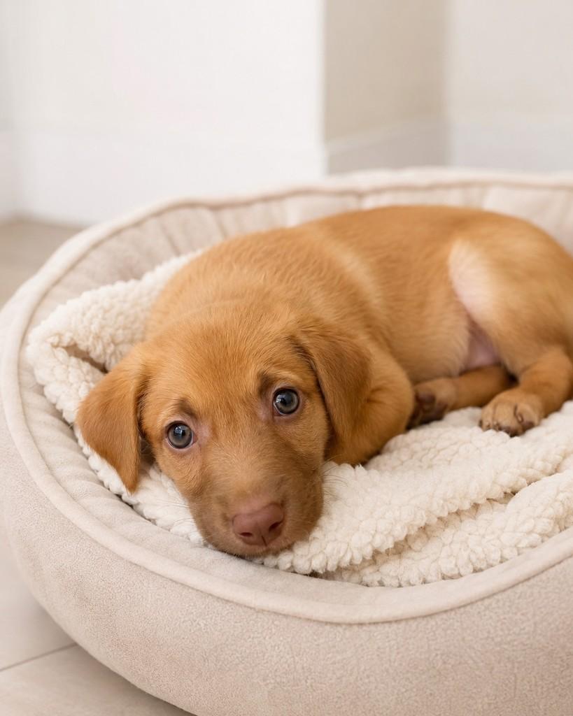 Caramelinha, cachorro de porte médio para adoção em Vila Velha - ES