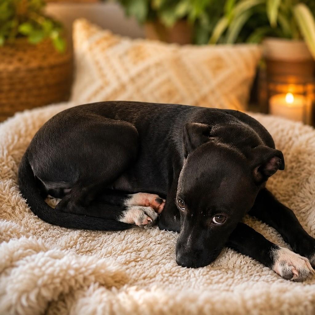 Luna, cachorro de porte médio para adoção em Fortaleza - CE