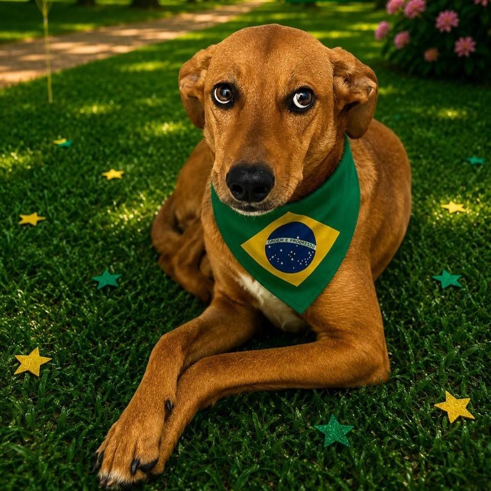 Bento, cachorro de porte médio para adoção em São João do Itaperiú - SC