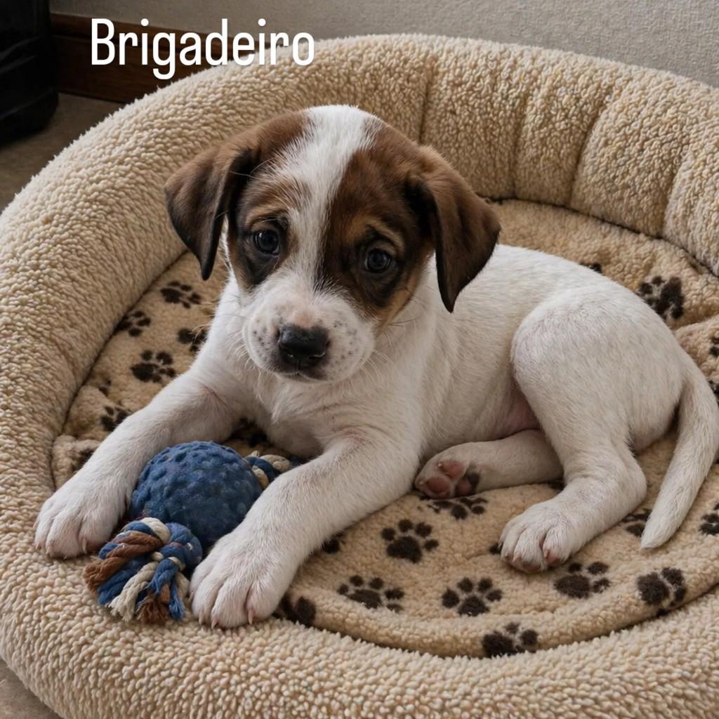 Brigadeiro, cachorro de porte médio para adoção em Ribeirão Preto - SP