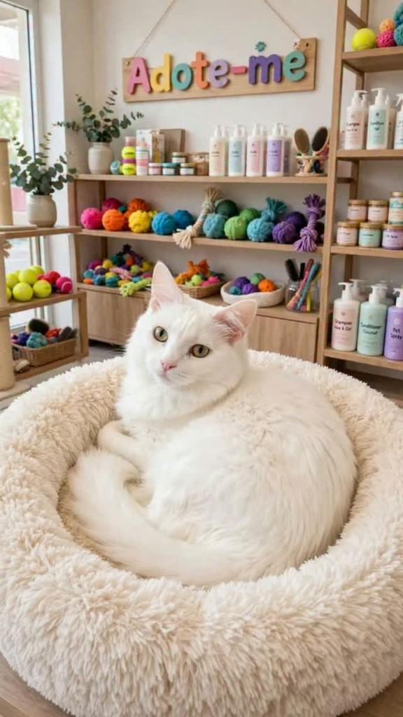 Pérola, gata de porte médio para adoção em Rio de Janeiro - RJ