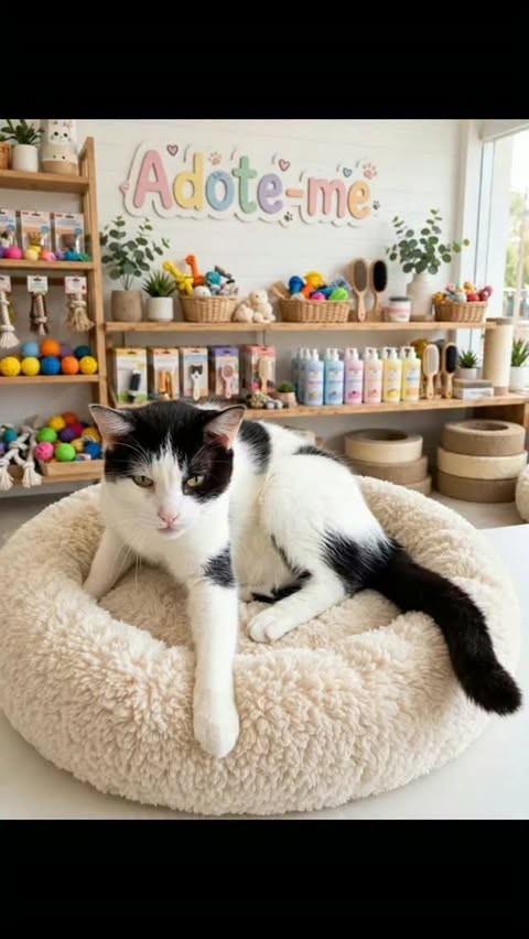 Lovinho, gato de porte médio para adoção em Rio de Janeiro - RJ