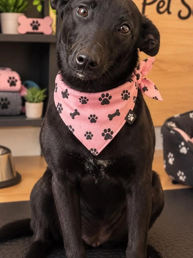 Pretinha, cachorro de porte pequeno para adoção em Pelotas - RS