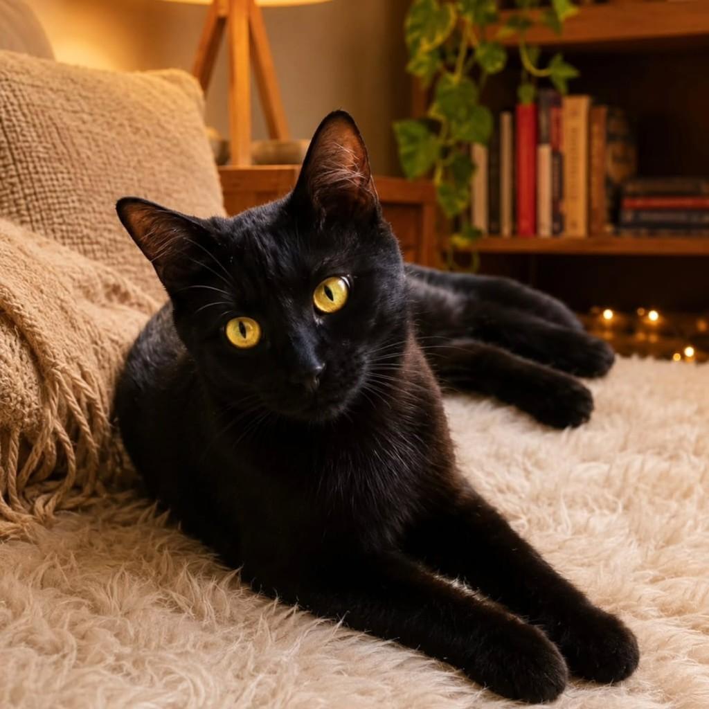 Preto, gato para adoção em Londrina - PR
