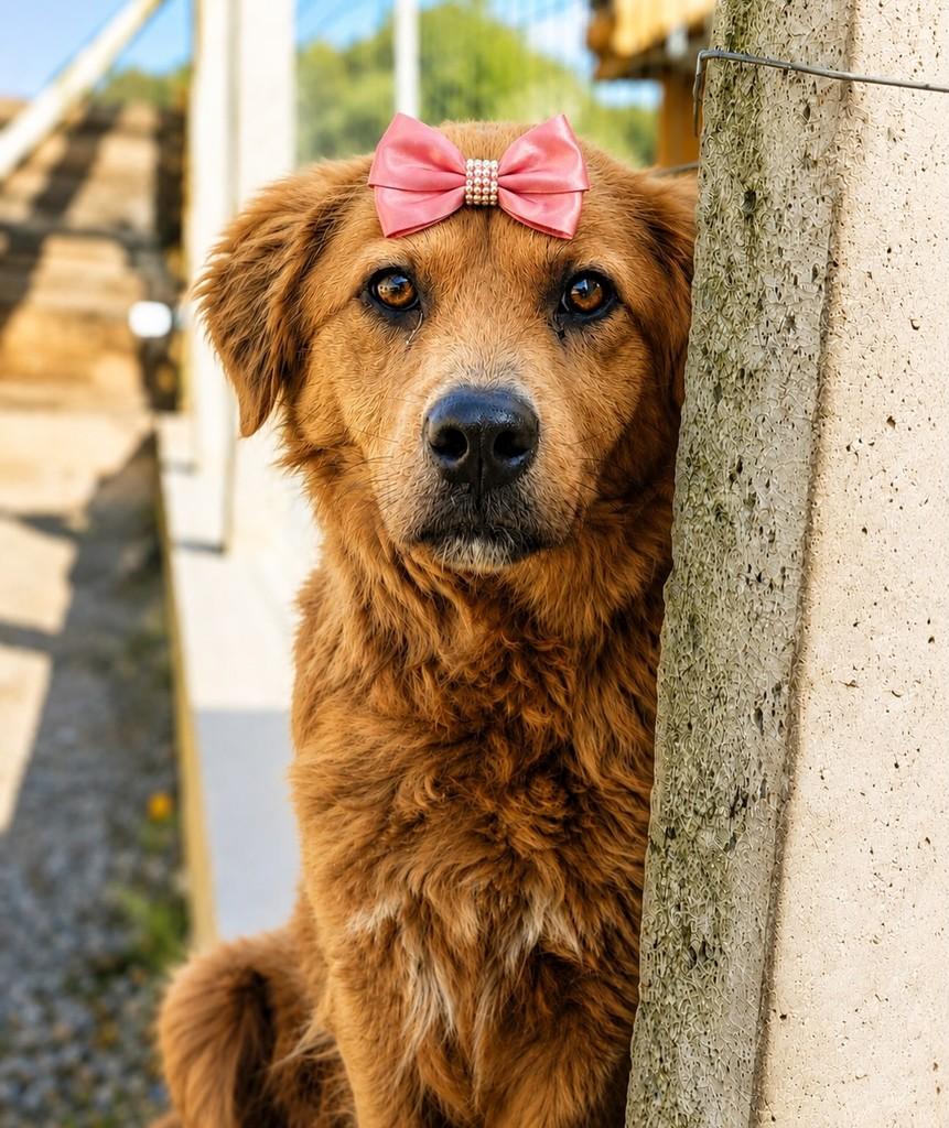 Lily, cadela de porte médio para adoção em Farroupilha - RS