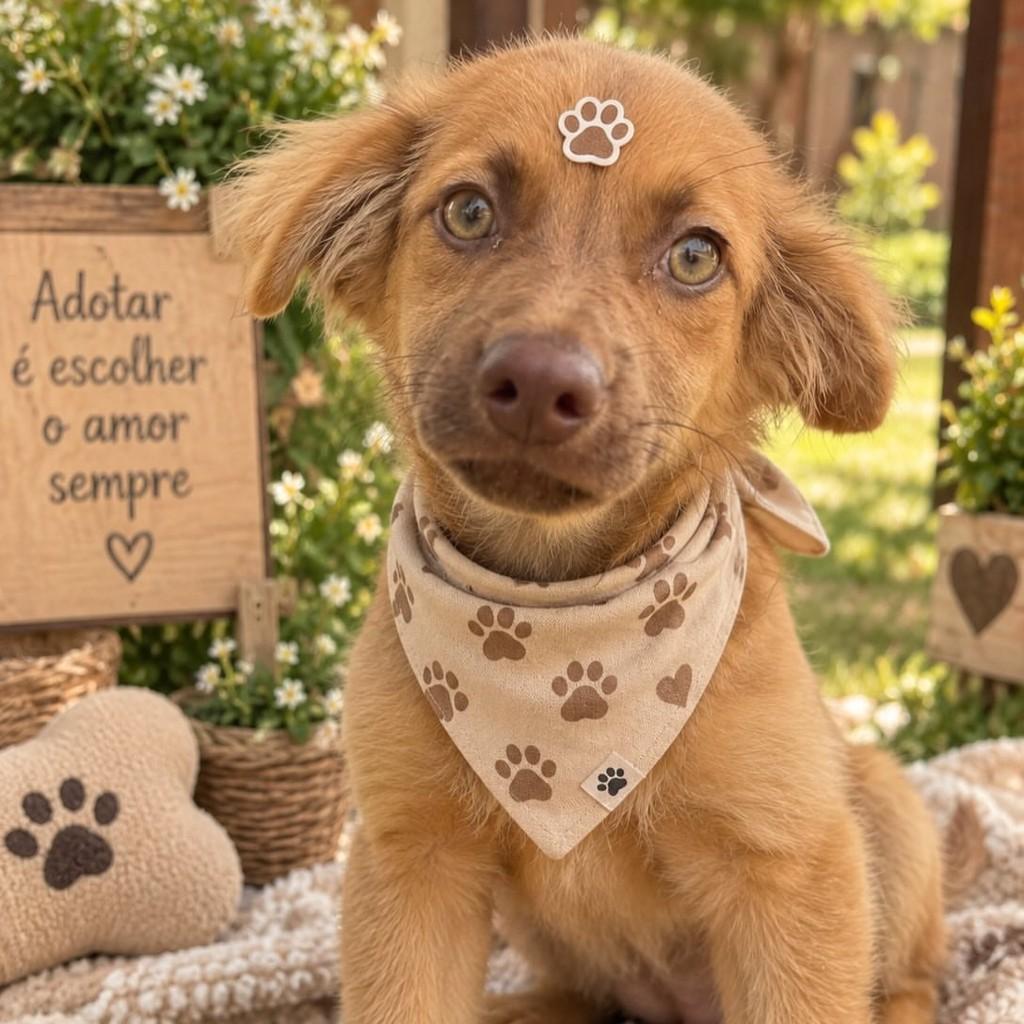 Teco, cachorro de porte médio para adoção em Ibiúna - SP