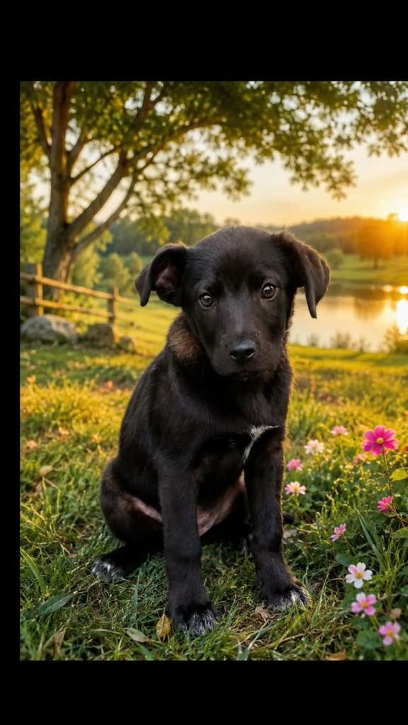 Negão, cachorro de porte médio para adoção em Campo Bom - RS