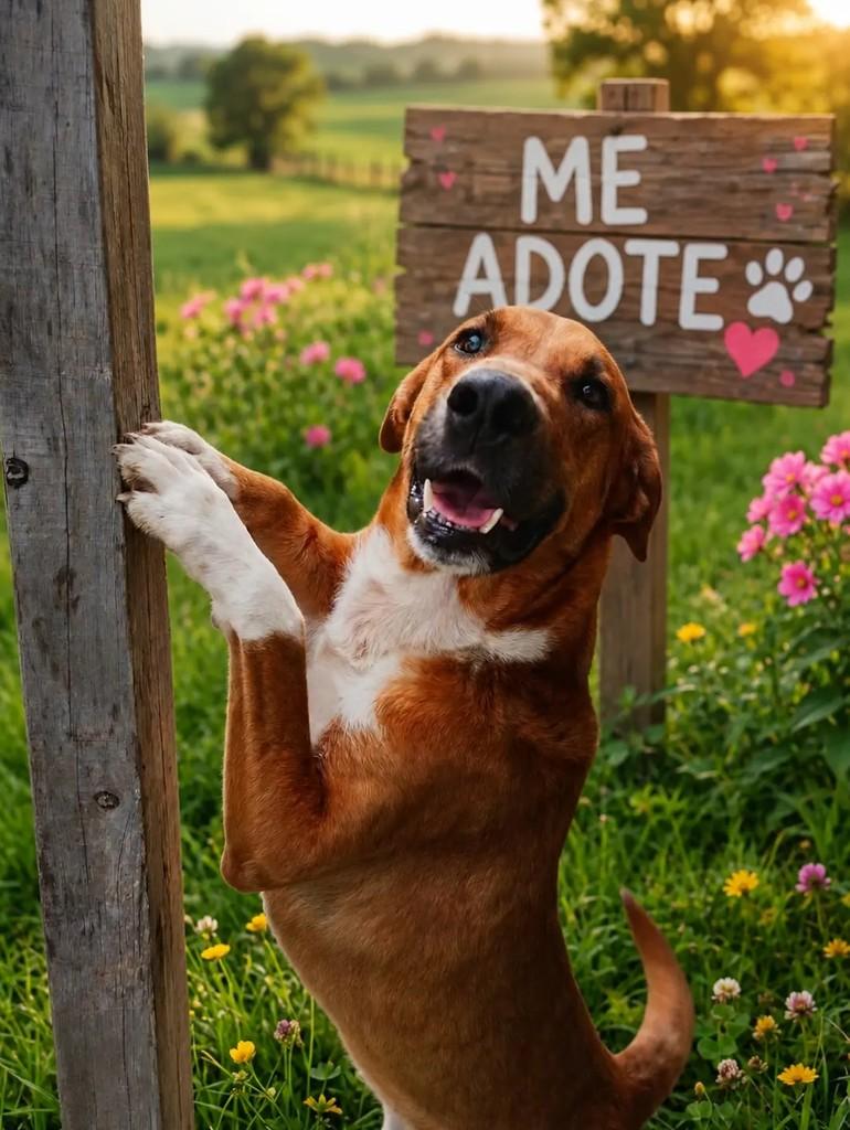 Scooby, cachorro de porte médio para adoção em Santa Maria - RS
