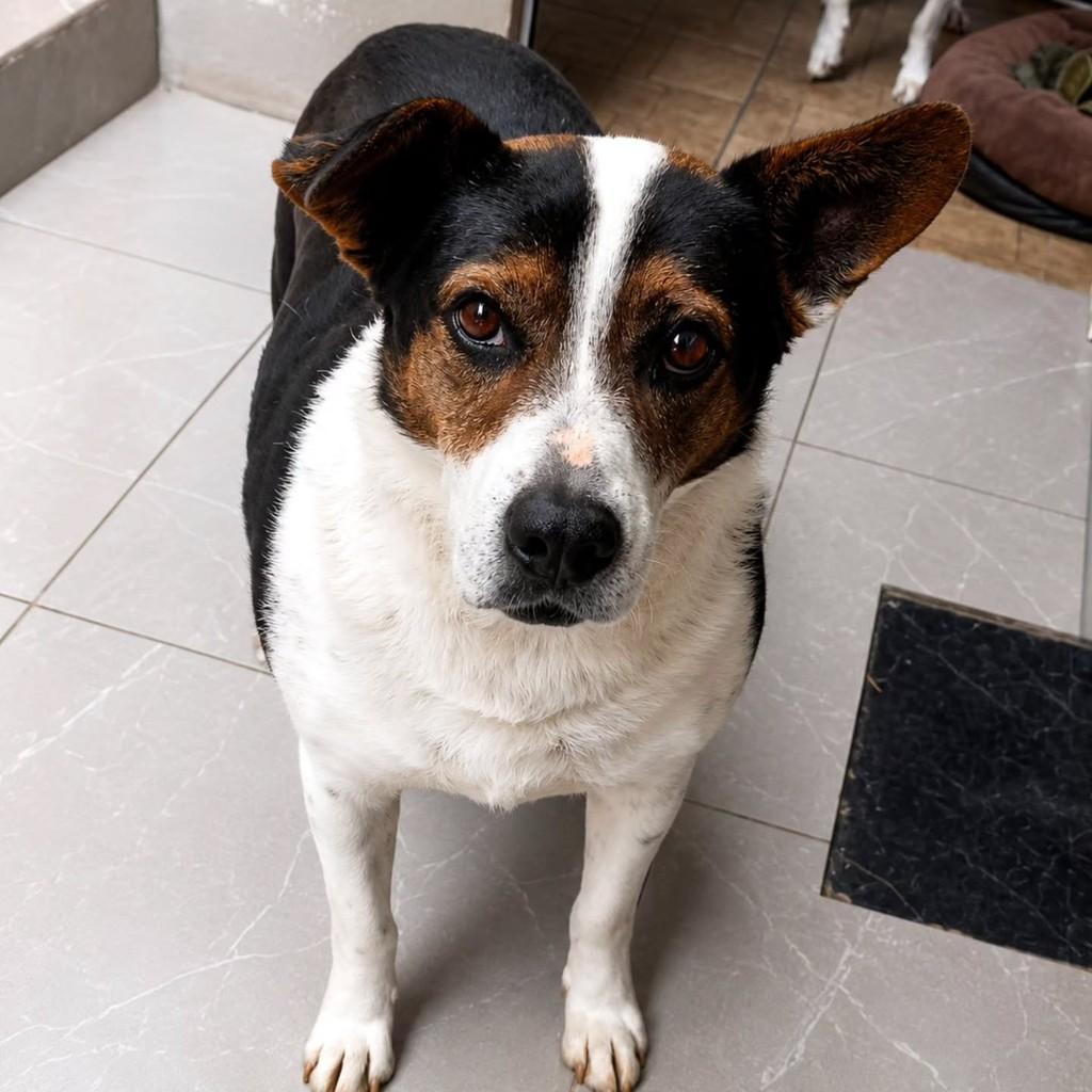 O Agregado, cachorro de porte médio para adoção em São Bento do Sul - SC