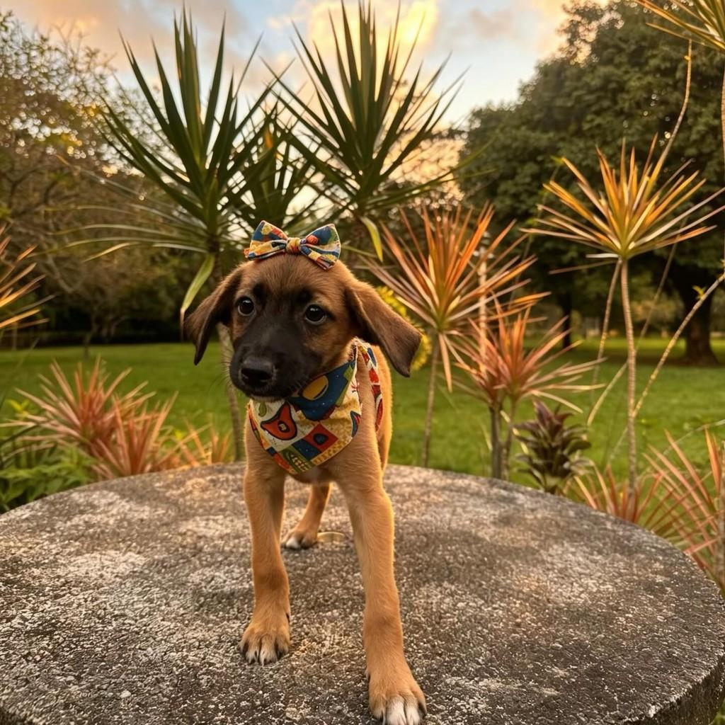 Polly, cadela de porte médio para adoção em Camaragibe - PE