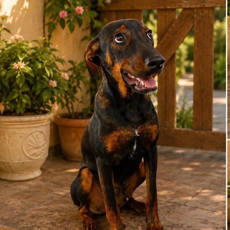 Paçoca, cachorro de porte médio para adoção em Serra - ES