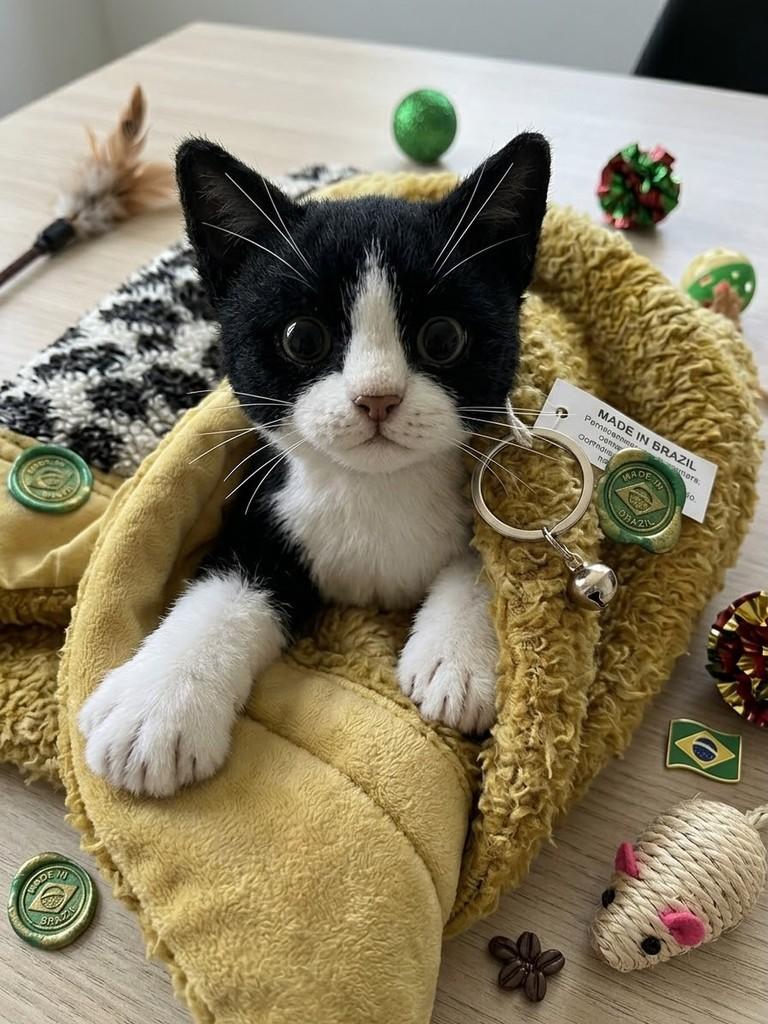 Luiz, gato de porte pequeno para adoção em Guarulhos - SP